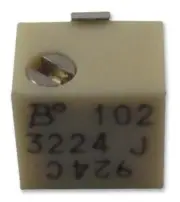 TRIMMER, POTENTIOMETER, 2K, 10%, 12TURN, SMD, Trimmers, Variable Resistors