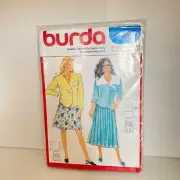 #5480 Burda Misses Skirt Sewing Pattern Size 8-18