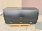 Black Aluminium Tool Box 3/4 Side Opening Ute Tray3 Drawers Toolbox 1800 600 850