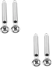 ULTECHNOVO 2sets Watermelon Baller Melon Ball Maker Stainless Steel Meatball Scoop 2pcs*2