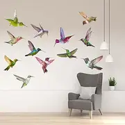 PinkEleph Little Birds Wall Stickers - Birdhouse Branches Nature Wall Decals - Baby Nursery Kids Boy Girls Room Daycare Playroom Classroom Wall Decor