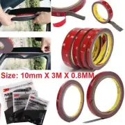 1pcs 10mm x 3M Double Sided 3M Tape Car Automotive Super Sticky Super Adhesive
