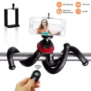 LSP Flexible Octopus Camera Tripod 11", Cell phone Holder and Bluetooth Shutter