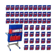 Panelee 100 Pcs Chair Storage Pocket Bulk for Classroom Include 50 Acrylic Dr...