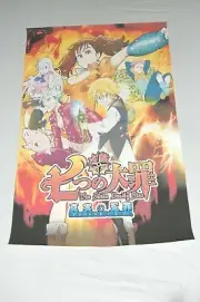 THE SEVEN DEADLY SINS ANIME CANVAS POSTER WALL HANGING 15.5X24"