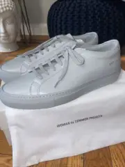 Women By Common Projects Original Low Achilles Gray Eur Size 39 US 9 Light Grey