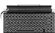 Retro Typewriter Keyboard, 83 Keys Retro Mechanical Keyboard with Detachable Punk Keycap Brushed Panel, Wireless Bluetooth Mechanical Keyboard for Win 2000/XP/Vista/7/8/10,for LINUX