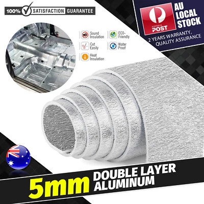 3PCS EPE Heat Reflective Foil Thermal Insulation Wall Roof Shed Barrier (for: MG)
