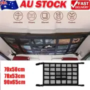 Roof Cargo Net Portable Car Ceiling Storage Net Car Mesh Storage Bag Campervan
