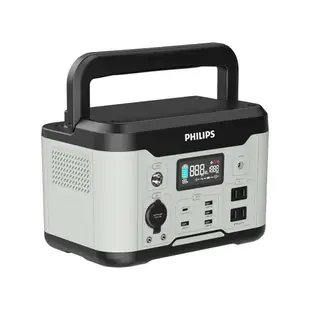 【Philips 飛利浦】 600W 儲能行動電源 戶外電源 緊急發電 儲能電源 露營電源 DLP8093C