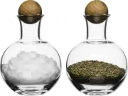 Spice and Herb Nature Collection Storage Bottles, 4 1/8-Inch, Clear