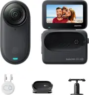 GO 3S - 128 GB Black 4K Tiny Portable Vlogging Camera, Hands-Free Povs, Mount An