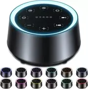 White Noise Machine with 30 Sounds, 12 Night Lights, Timer & Memory – Sleep Aid