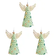 3x LVD Angel Peppermint Decorative Sculpture Hanging Ornament Home/Lounge Decor