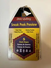 Dritz Quilting Sneak Peek Preview 5 Charm Shapes Value Fabric Finder Purse Size
