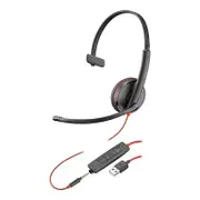 Poly Blackwire C3215 UC Mono Headset (USB & 3.5mm) - 80S06A6
