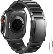 Synsing Ultra 2 49mm Titanium Band Compatible for Apple Watch Series 10 46mm, Titanium Metal Watchband Strap for iWatch 45mm 44mm 42mm 41mm 40mm 38mm Series 9/8/7/6/5/4/3/2/1/SE