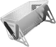 Happyyami Camping BBQ Rack Folding Grill Portable Barbecue Grill Grilling Mat Mesh BBQ Supply