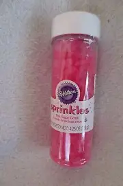 Wilton Pink Sugar Gems Sprinkles Cake/cupcakes Topper New