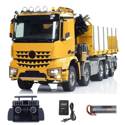 1/14 Hydraulic RC Flatbed Timber Car 10x10 XE Lite Control Crane Dump Truck
