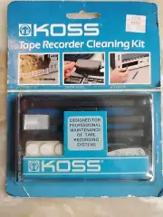 New In Package Vintage - Koss Cassette & 8-Track Tape Head Recorder Cleaning Kit