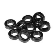 10pcs 19.3 x 33.7 x 11.3mm Ferrite Ring Iron Powder Toroid Cores Black Gray