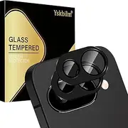 Yskbilm 2 Pack for Google Pixel 9a Camera Lens Protector,9H Tempered Glass,Premium Metal Ring Glass Cover [Anti Scrach] - Black