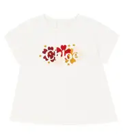 [Chloe Kids] Chloé Kids Baby logo cotton T-shirt M 12 white