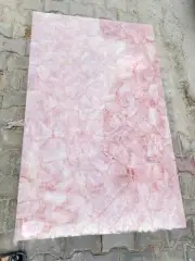 Rose Quartz Countertop, Agate Kitchen Top Quartz Agate Dining Table Handmade Top