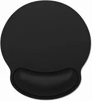 MAKMADI Ergonomic Gaming Mouse Pad with Wrist Rest & Ultra Smooth Lycra Surface, Wrist Rest with Pain Relief Memory Foam, Care Edges & Non-Slip Rubber Base - Mouse Pads for Working & Gaming