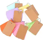 SHINEOFI Blank Note Pad Cards for DIY Flashcards Mini Cards 350pc Set Portable Lightweight for Students Travelers Office Workers and Teachers
