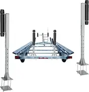 Colinktool Adjustable Boat Trailer Guide-on, Side-Mount Roller Guide-On System Fit for Ski Boat, Fishing Boat or Sailboat Trailer
