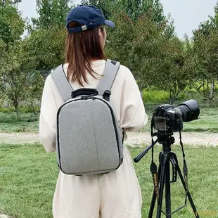 小V優購❤適用於佳能尼康索尼單眼相機包便攜數位相機包防水後背包戶外旅遊攝影包