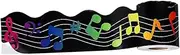 Didiseaon Music Border Stickers 1 Roll for Classroom Decor Bulletin Board Borders Blackboard Trim