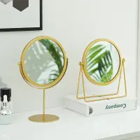 在飛比找蝦皮購物優惠-Dreamerhouse 化妝鏡單面化妝鏡復古 360° 旋