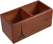 Mikinona Hair Salon Scissor Storage Box Scissors Wooden Tool Holder Salon Toolbox Trimming Machine Holder Barber Station Organizer Hairdressing Tool Organizer Hair Tool Organizer Brown