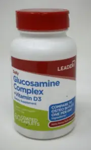 (2PK) Leader Glucosamine Complex + Vitamin D3, 60 Caplets 096295127041VL