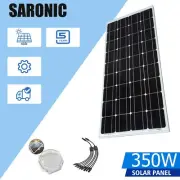 350W Solar Panel 12V 350 Watt Mono Caravan Camping Home Battery Power Charging