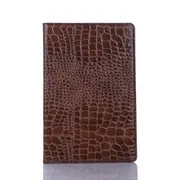 MCC For Samsung Galaxy Tab A9+ Plus 11" X210 X215 Croc-style Case Cover A [Brown]