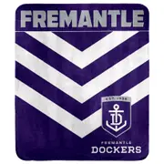 AFL - Fremantle Dockers - Polar Fleece Throw Rug