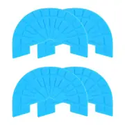 1pair Heel Plates Sole Protector Size 7-8 Non Slip Pad Replacement Light Blue