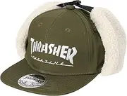 [Thrasher] Slasher 24TH-C51K / MAG Logo Cap Kids Flight Cap (MAG Logo Earflap) Hat Cold Protection