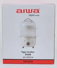 在飛比找Yahoo!奇摩拍賣優惠-全新 AIWA 愛華 多功能雙層蒸蛋器 AS-ZDQ14