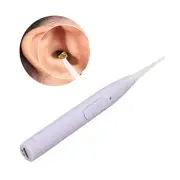 Kids Ear Wax Removal Spoon USB Rechargeable Safe Flashlight Round Tip LED Ea CHU