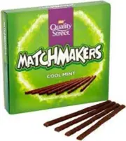Nestle UK Quality Street Match Makers Cool Mint Chocolate sticks 120g x 2 box