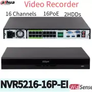 Dahua 16CH 16POE 2SATA 4K H.265 & SMD Plus Network Video Recorder NVR5216-16P-EI