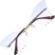 [VALICLUD] Elegant Fashion Sunglasses Butterfly Frame Comfortable Metal Legs for Outdoor Activities