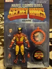 Marvel Legends Retro 6" Figure Secret Wars Wolverine Brown Costume In Stock Wave