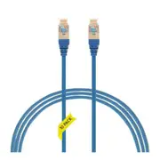 1M Cat 6A Rj45 Sftp Thin Lszh 30 Awg Pack Of 10 Network Cable Blue
