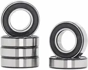 ACAECMGGFP Bearing 10x19x5 Mm 6PCS Metric Thin Section Ball Bearings For Bicycle Hub Front Rear Hubs Wheel 6800-2RS Bicycle bearings